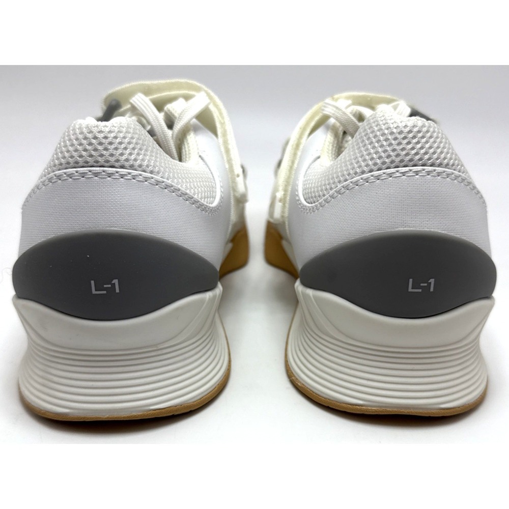 TYR L-1 Lifter Gym Shoes Mens Size 7.5 W 9 Weightlifting Athletic White Sneakers - Picture 4 of 5